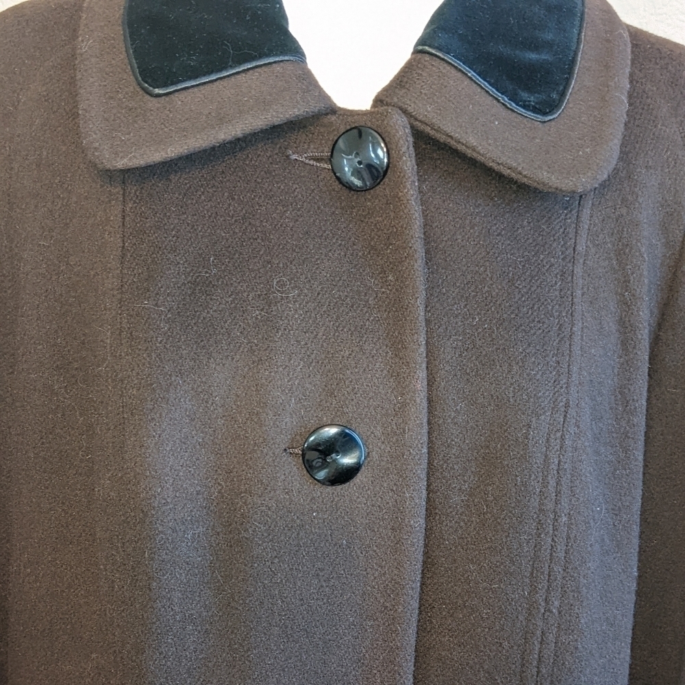 Vintage Alorna by Forstmann Women's Super Fina Stunning Wool Coat - Picture 10 of 11